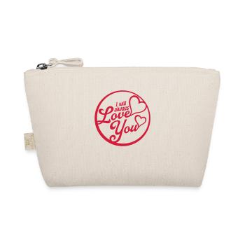 I will always love - Bio-Täschchen - Natur - Vorne