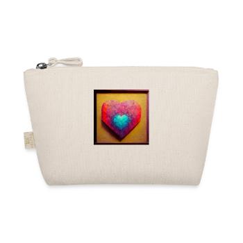 Heart Abstract Photorealistic - Organic Pouch - nature - Front