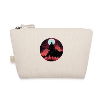 Devil Warrior with White Sword - Organic Pouch - nature - Front