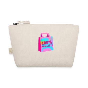 knalltüte, 100%, bunte tüte,tüte,graffiti - Bio-Täschchen - Natur - Vorne