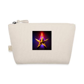 Star Abstract Photorealistic V - Organic Pouch - nature - Front