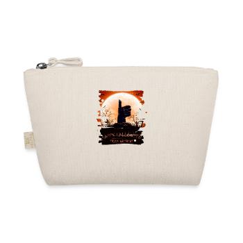 Halloween scary witch horror ghost monster - Organic Pouch - nature - Front