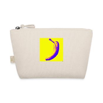 Pruple/Yellow Banana - Bio-Täschchen - Natur - Vorne
