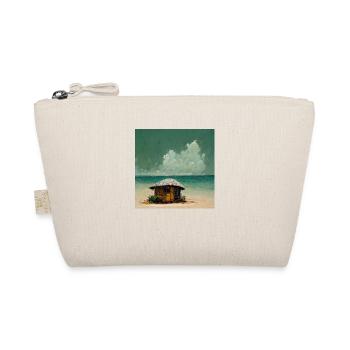 Jamaican cabin on the beach - Bio-Täschchen - Natur - Vorne