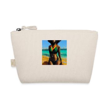 rasta queen à la plage - Trousse biologique - nature - Devant