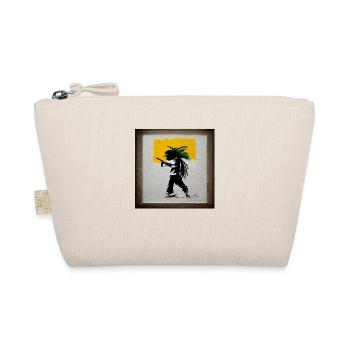 Rasta jamaïcain de style Banksy - Trousse biologique - nature - Devant