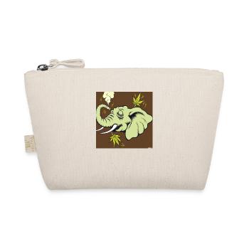 Éléphant fumant de l’herbe - Trousse biologique - nature - Devant