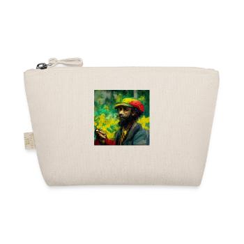 Rastafaria Smoke Weed Painting - Organic Pouch - nature - Front