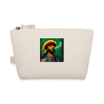 Rastafaria Smoke Weed Painting - Organic Pouch - nature - Front