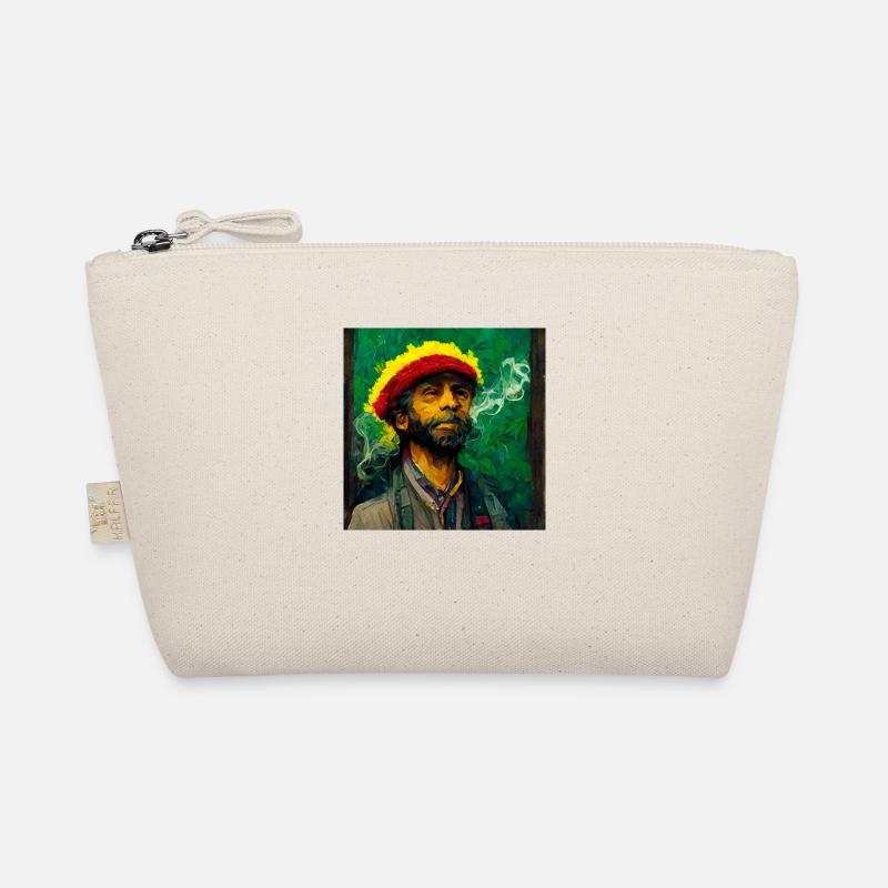 Rastafari Rauche Unkrautmalerei Bio-Täschchen
