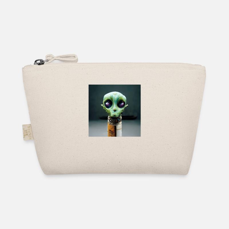 Abstract foreigner on a stick Organic Pouch