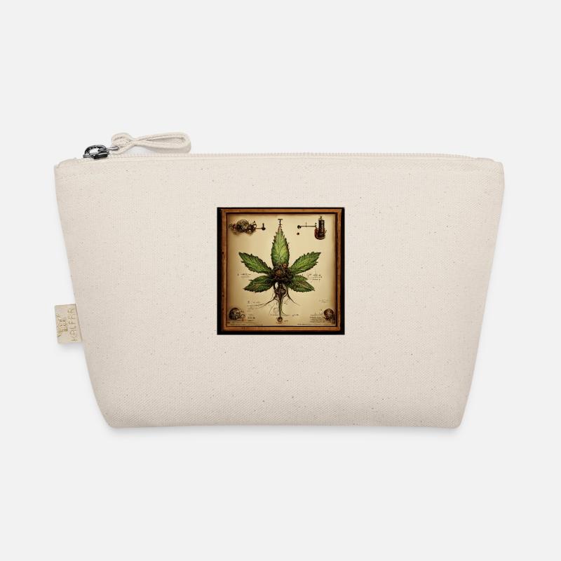 Feuille de cannabis Leonard Da Vinci Slketch Trousse biologique