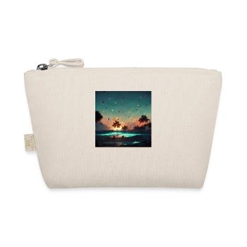 Birthday Party In Paradise - Organic Pouch - nature - Front