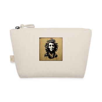 Rastafarian sketch painting - Organic Pouch - nature - Front