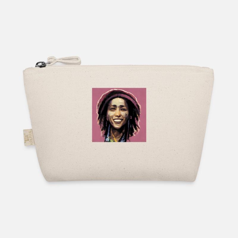 Rastafarian sketch painting Organic Pouch