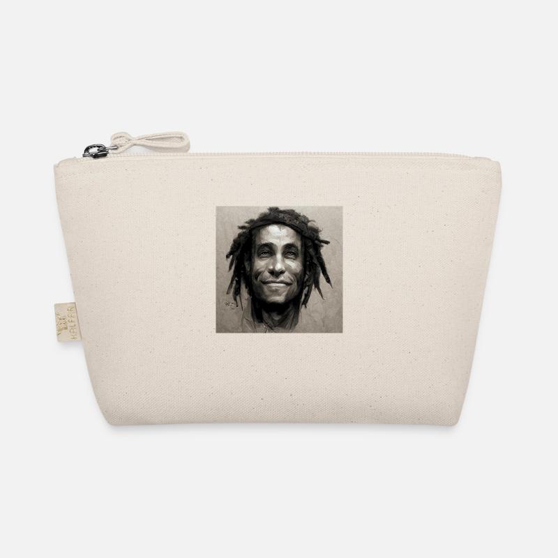 Rastafarian sketch painting Organic Pouch