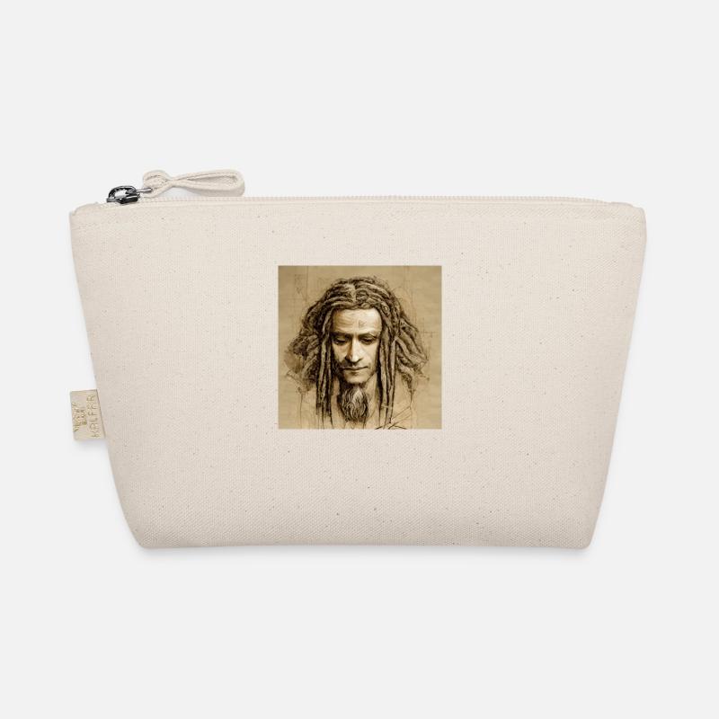 Rastafarian sketch painting Organic Pouch