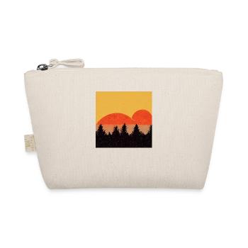 Vintage Sunset Abstract - Organic Pouch - nature - Front