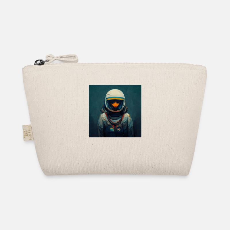 Astronaut painting Organic Pouch