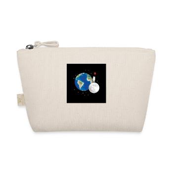 Astronaut on the Moon - Bio-Täschchen - Natur - Vorne