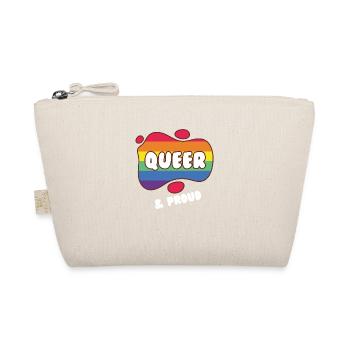 Queer And Proud - Organic Pouch - nature - Front