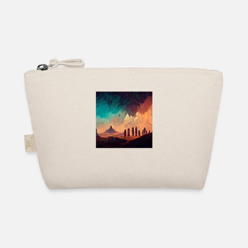 Ki-generated painting - Organic Pouch - nature