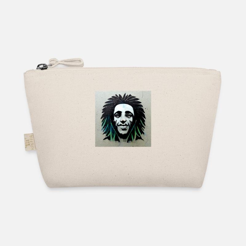 Rastafari-graffiti-skizze - Bio-Täschchen - Natur
