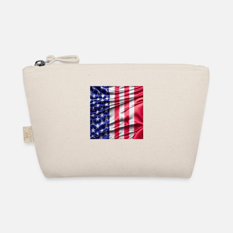 Usa Flag Organic Pouch