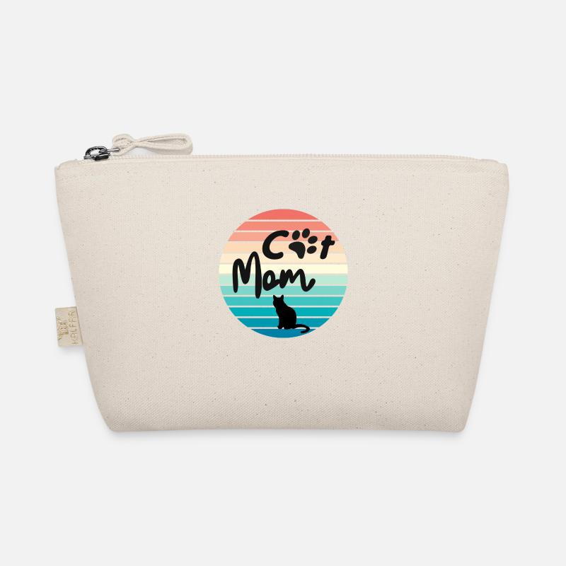 Cat Mom Retro Bio-Täschchen