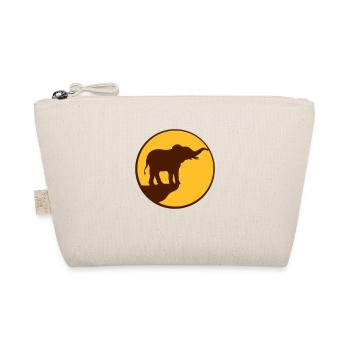 Moon Elephant Cliff Silhouette - Trousse biologique - nature - Devant
