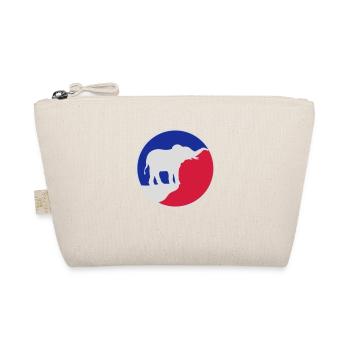 Elephant Silhouette Cliff Moon - Trousse biologique - nature - Devant