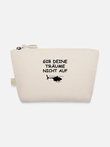 Hubschrauber - Bio-Täschchen - Natur