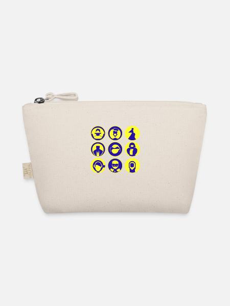 Abstract Faces / Figures, Vector Art, Head - Organic Pouch - nature