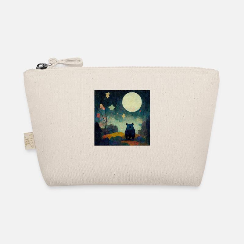 Bear in the moonlight Organic Pouch