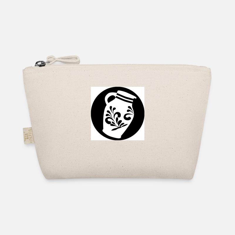 Bembel Design black/white #Frankfurt #069 #FFM Organic Pouch
