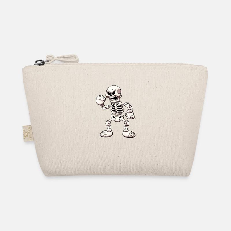 Angry Skeleton Organic Pouch