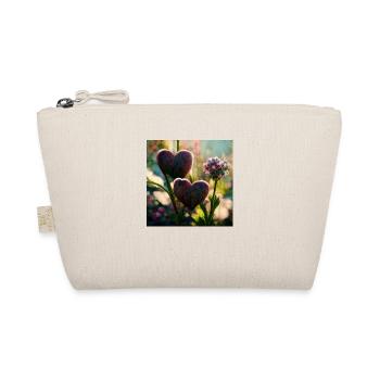 Herz Love Abstract Collection 4 - Bio-Täschchen - Natur - Vorne