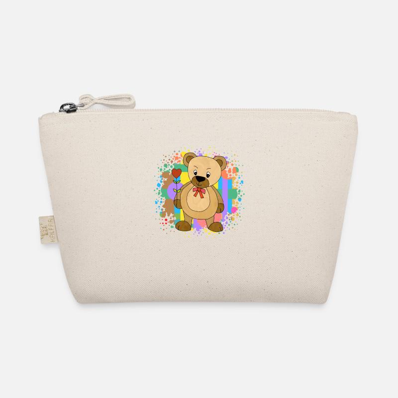 Teddy bear Organic Pouch
