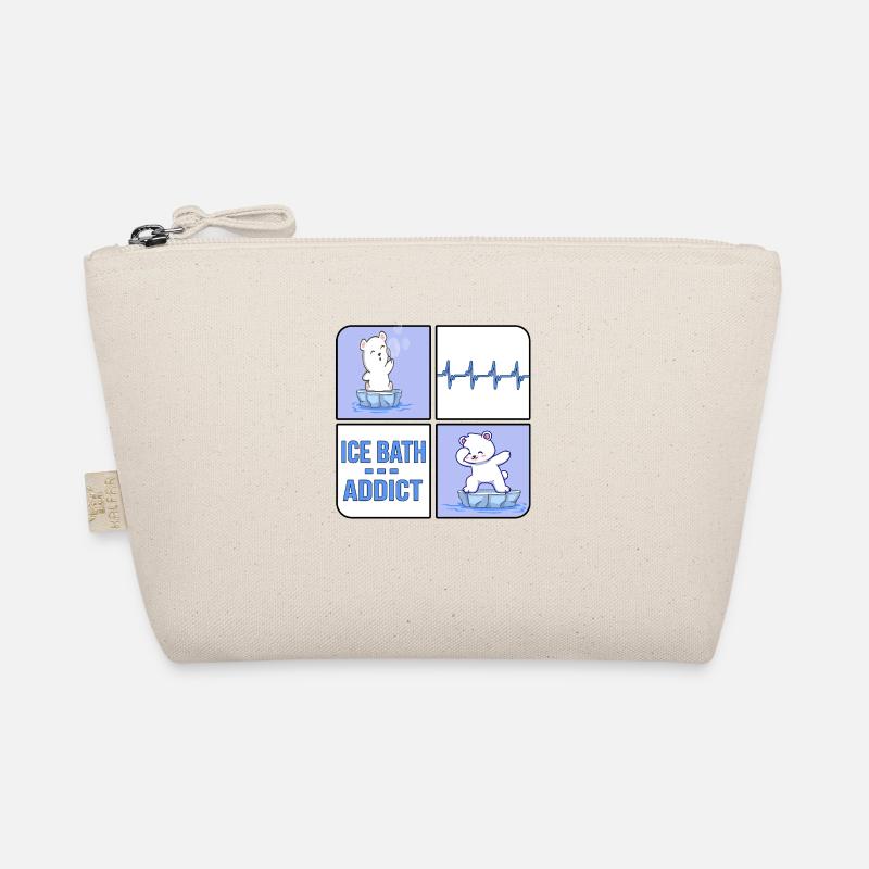 eisbader winterbader eisbär icebath addict Organic Pouch