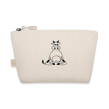 Une vache fait une idée cadeau pour les amateurs de yoga yoga - Trousse biologique - nature - Devant
