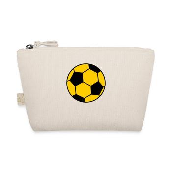 Fußball Ball - Bio-Täschchen - Natur - Vorne