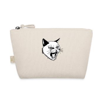 Angry Cat - Bio-Täschchen - Natur - Vorne
