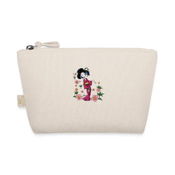 Geisha in Spring - Organic Pouch - nature - Front