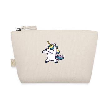 Dabbing Unicorn Dabbendes Unicorn Dab Gift Idea - Organic Pouch - nature - Front