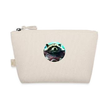 space raccoon - Bio-Täschchen - Natur - Vorne