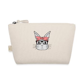 Visage de lapin nerd féminin - Trousse biologique - nature - Devant