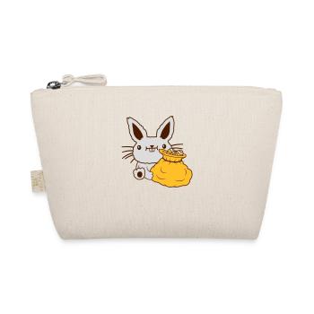 Lapin de Pâques grand sac d’oeufs - Trousse biologique - nature - Devant