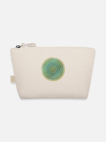 MANDALA GOLD AND GREEN 001 - Trousse biologique - nature
