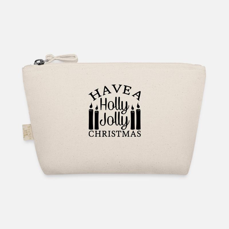 Have A Holly Jolly Christmas - Bio-Täschchen - Natur