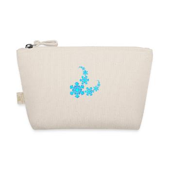 Snowflake Spiral - Organic Pouch - nature - Front